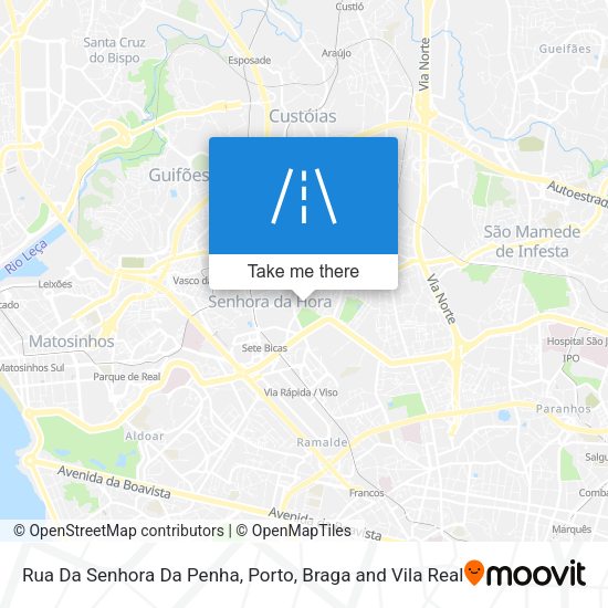 Rua Da Senhora Da Penha mapa