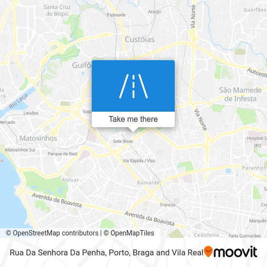 Rua Da Senhora Da Penha map