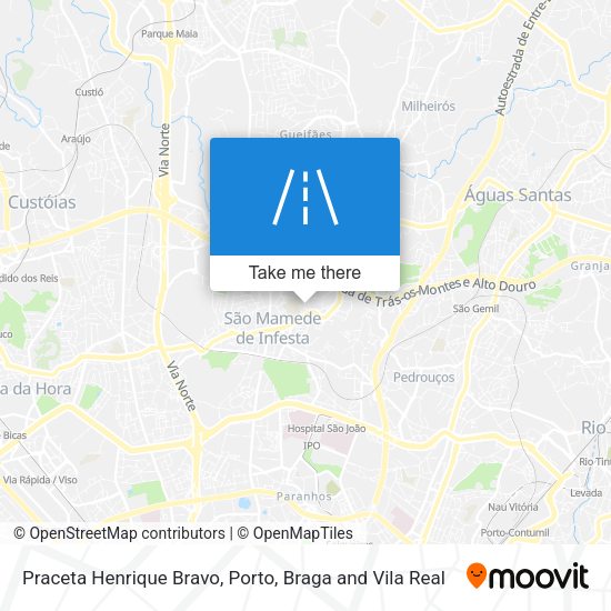 Praceta Henrique Bravo mapa