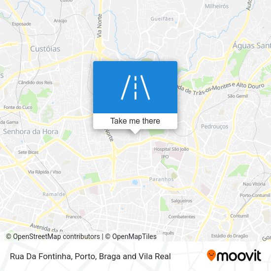 Rua Da Fontinha mapa