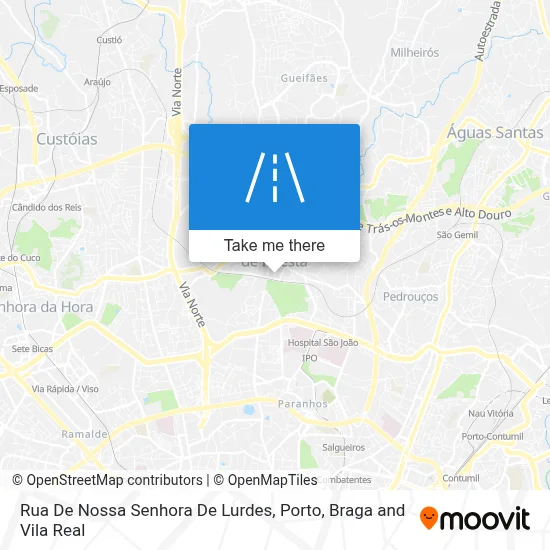 Rua De Nossa Senhora De Lurdes map