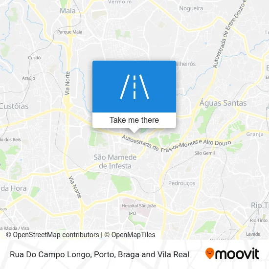 Rua Do Campo Longo map