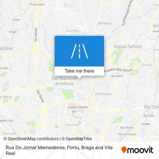 Rua Do Jornal Mamedense mapa