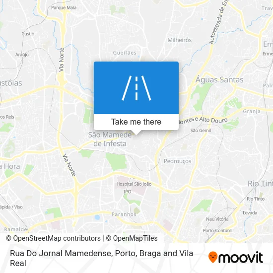 Rua Do Jornal Mamedense map