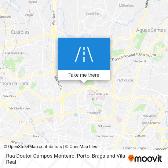 Rua Doutor Campos Monteiro map