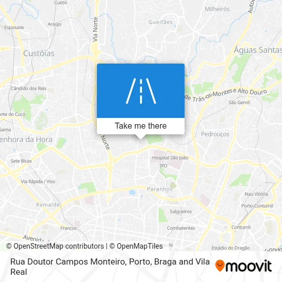 Rua Doutor Campos Monteiro map