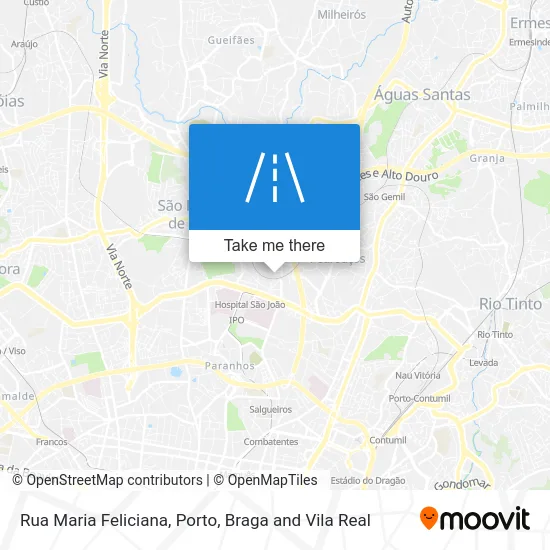 Rua Maria Feliciana map