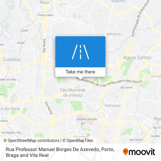 Rua Professor Manuel Borges De Azevedo mapa