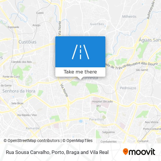 Rua Sousa Carvalho mapa