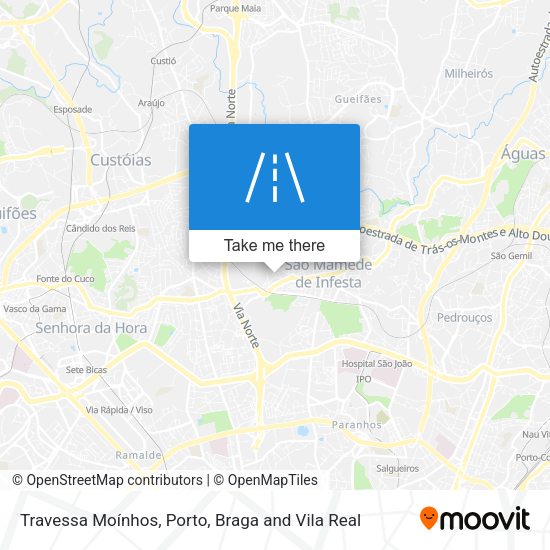 Travessa Moínhos mapa