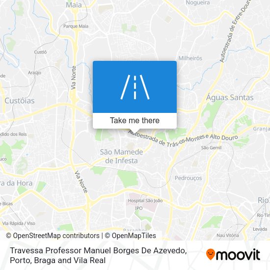 Travessa Professor Manuel Borges De Azevedo mapa