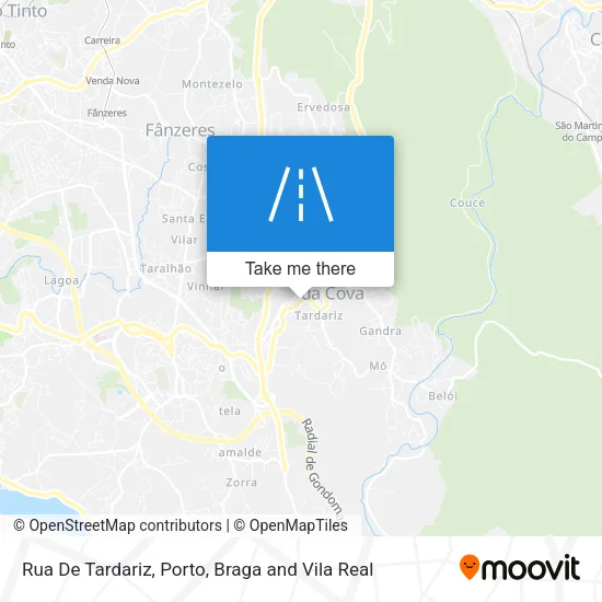 Rua De Tardariz map