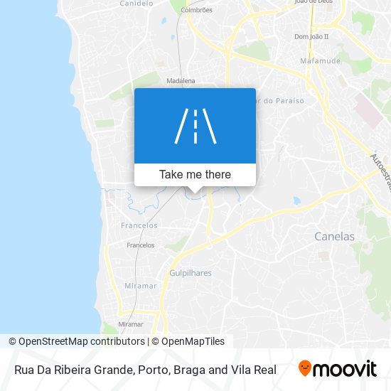 Rua Da Ribeira Grande map