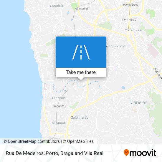 Rua De Medeiros mapa