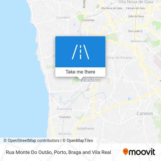 Rua Monte Do Outão map