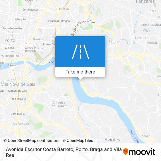 Avenida Escritor Costa Barreto mapa
