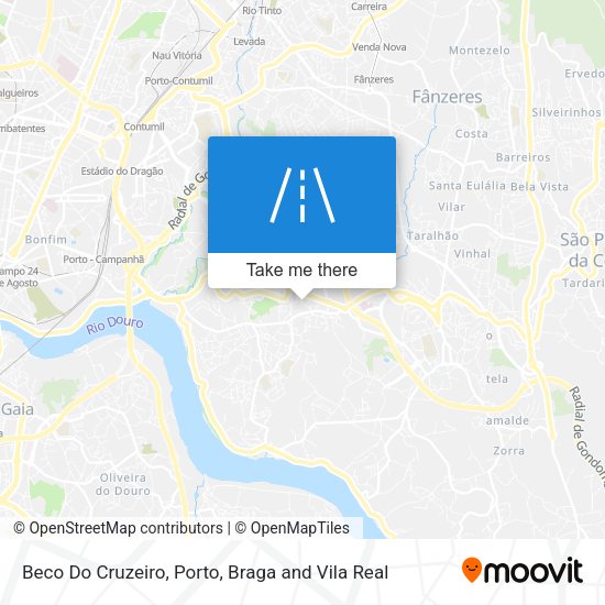 Beco Do Cruzeiro mapa