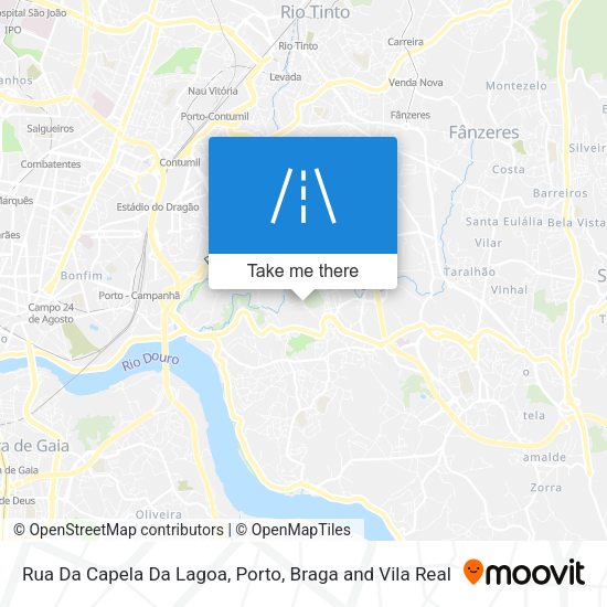 Rua Da Capela Da Lagoa mapa