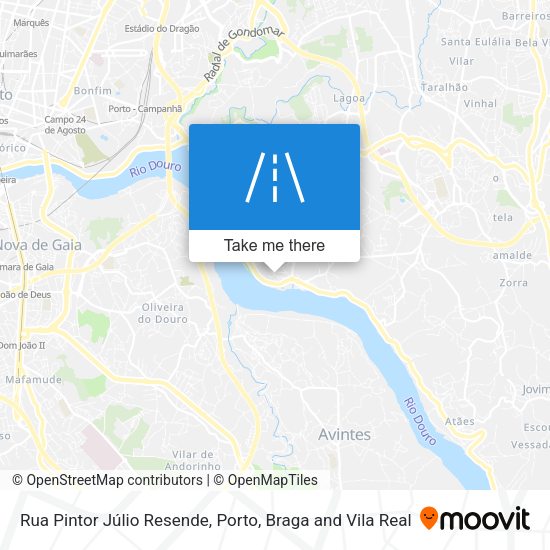 Rua Pintor Júlio Resende map