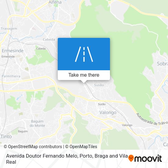 Avenida Doutor Fernando Melo mapa