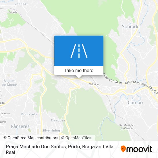 Praça Machado Dos Santos mapa