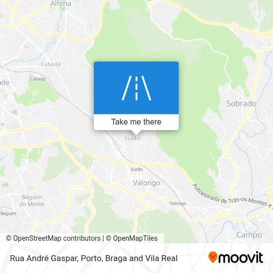 Rua André Gaspar map