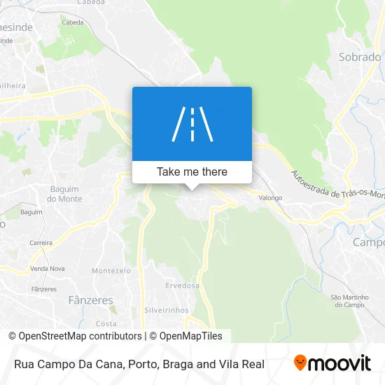 Rua Campo Da Cana map