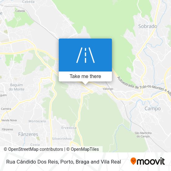 Rua Cândido Dos Reis map