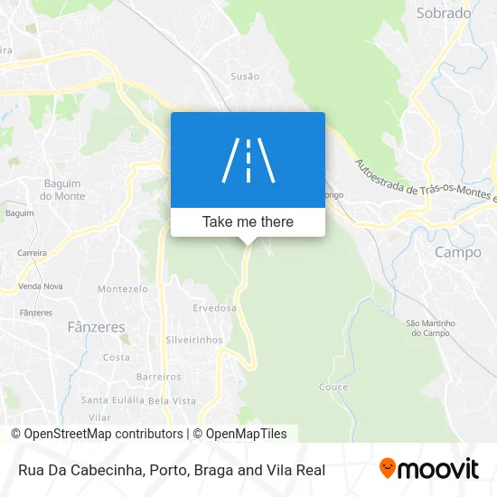 Rua Da Cabecinha map