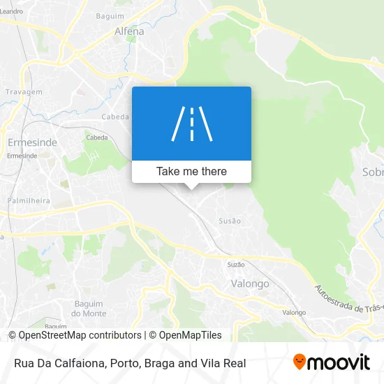 Rua Da Calfaiona map