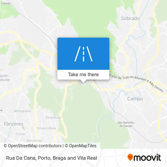 Rua Da Cana map