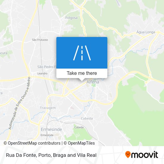 Rua Da Fonte map