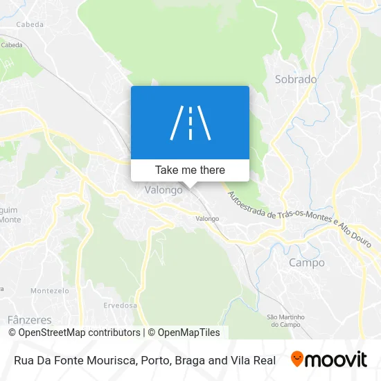 Rua Da Fonte Mourisca map