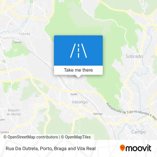 Rua Da Outrela map