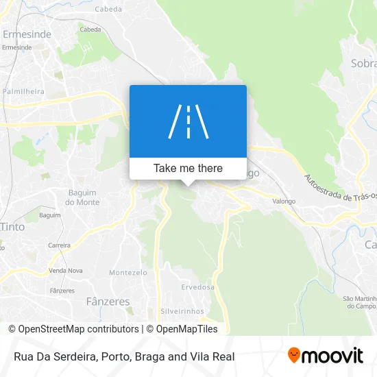 Rua Da Serdeira map