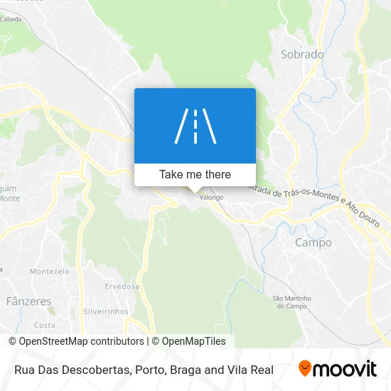 Rua Das Descobertas map