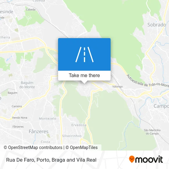 Rua De Faro map