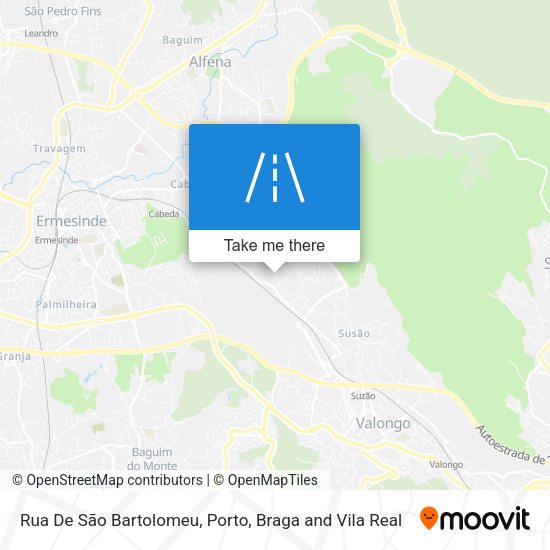 Rua De São Bartolomeu map