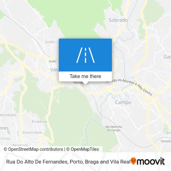 Rua Do Alto De Fernandes map