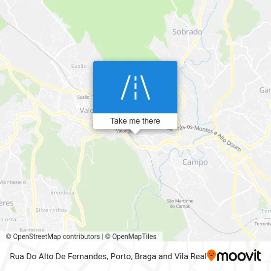 Rua Do Alto De Fernandes map