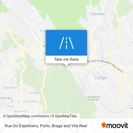 Rua Do Espinheiro map