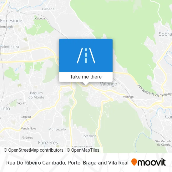 Rua Do Ribeiro Cambado map