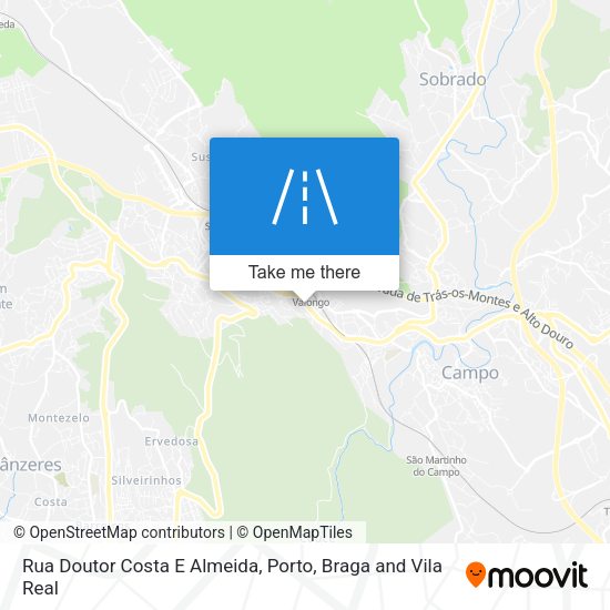 Rua Doutor Costa E Almeida mapa