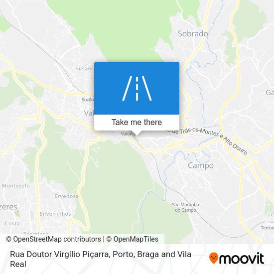 Rua Doutor Virgílio Piçarra mapa