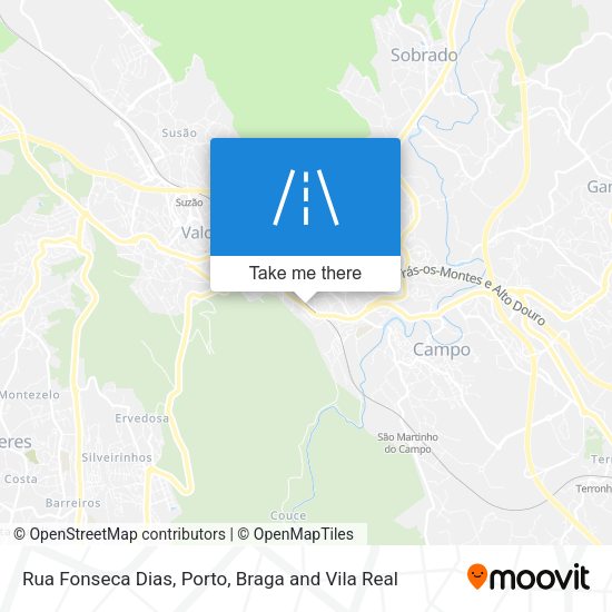Rua Fonseca Dias mapa