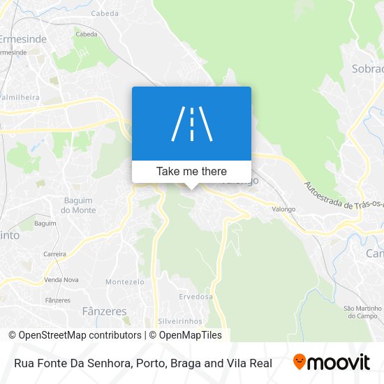 Rua Fonte Da Senhora map