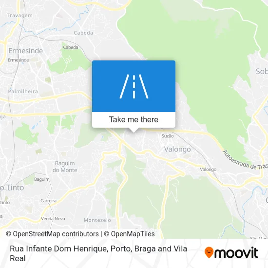 Rua Infante Dom Henrique map