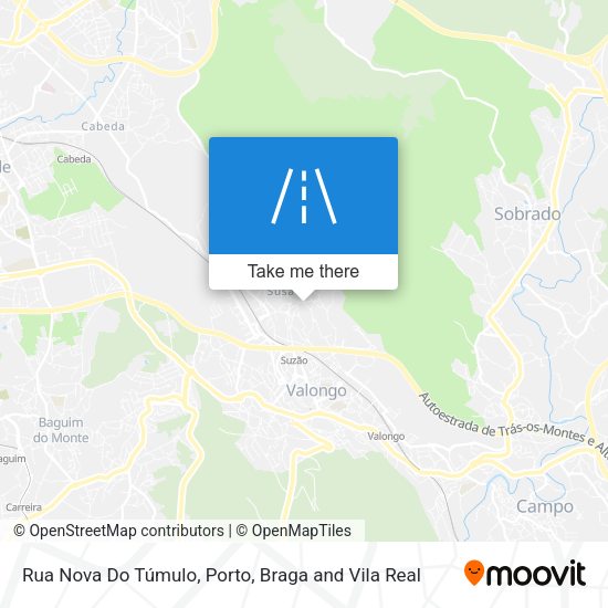 Rua Nova Do Túmulo mapa