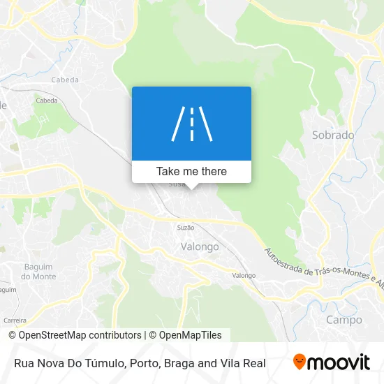 Rua Nova Do Túmulo map