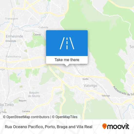 Rua Oceano Pacífico map